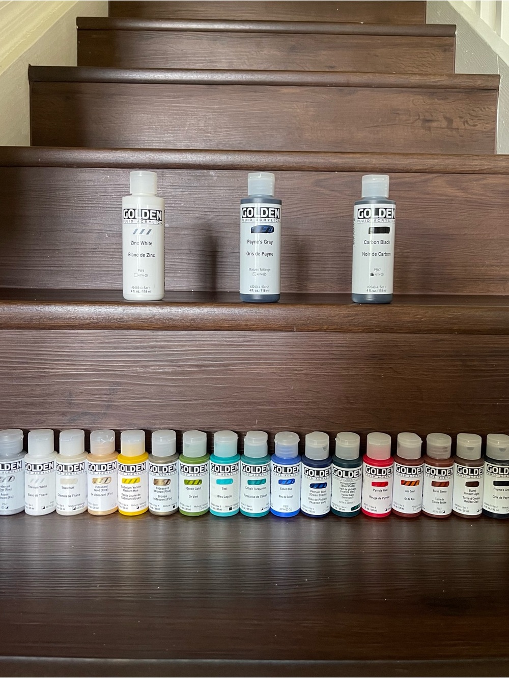 Golden Fluid Acrylics Paint Bundle #11 - Luxe (20 Bottles)